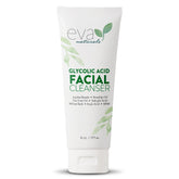 Eva Naturals nettoyant visage à acide glycolique, bouteille – exfolie en douceur pour peau lumineuse.