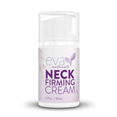 Eva Naturals Crème Raffermissante Cou, flacon visible et peau plus ferme.