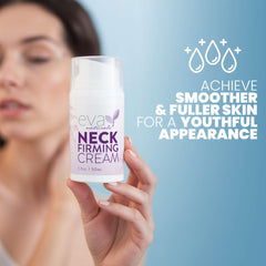 Application nocturne Eva Naturals Raffermissante Cou, peau lissée au réveil.