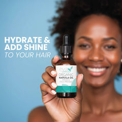 Eva Naturals Huile Marula cheveux — soin cheveux doux et nourrissant.