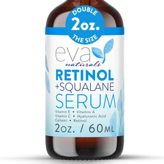 Eva Naturals Sérum Rétinol Squalane – bouteille pompe pour une application précise et pratique