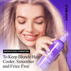 EVANYC pigments violets neutralisent les reflets jaunes pour un blond frais.