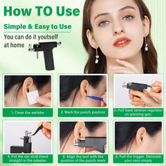Evatage colorful stud earrings in four colors for quick style updates