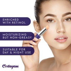 Evdayam bâton yeux éclaircissant: stimule la microcirculation pour un regard plus vif.