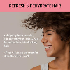Rose water Eve Hansen pour apaiser les yeux et réduire la fatigue.
