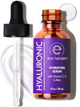 Sérum Eve Hansen flacon visible, hydratation douce pour le visage