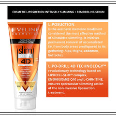 Eveline Slim Extreme 4D Serum: texture-serum légère pour pénétration rapide