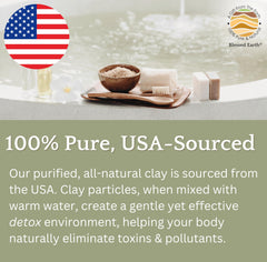 Evenbetternow Blessed Earth argile detox bain – minéraux calcium et magnésium qui nourrissent la peau
