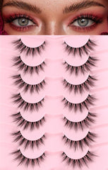 Cils EVENTILL avec effet œil-de-chat pour un regard naturel et élégant.