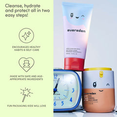 Evereden crème minérale SPF20 – texture légère et pores qui respirent.