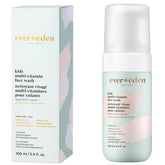 Evereden nettoyant visage pour enfants, bouteille jus de melon, nettoie en douceur la peau sensible.