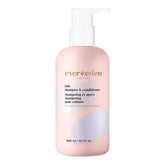 Evereden Kids 2-en-1 Peche Fraiche – bouteille claire, douceur capillaire au quotidien.