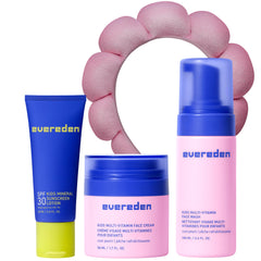 Evereden Kids ensemble routine 1-2-3: démarrage en douceur pour la peau sensible.