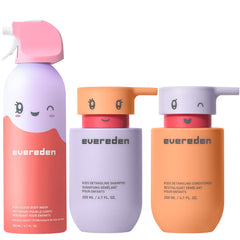 Evereden Kids détanglant-shampoing en bouteille démêle en douceur pour enfants.