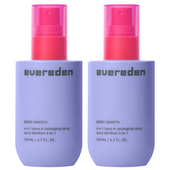 Evereden Detangler Spray: etiquette de la bouteille pour démêler tous types de cheveux en douceur
