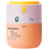 Evereden Crème visage enfants, flacon élégant, hydratation douce et protection minérale.