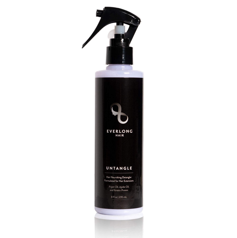 Everlong démêlant spray pour extensions et perruques, démêle en douceur.