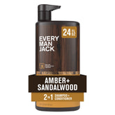 Every Man Jack Ambre Santal – bouteille élégante et parfum masculin durable.