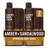 Every Man Jack Ambre et Bois de Santal : flacon hydratant pour une douche rafraîchissante