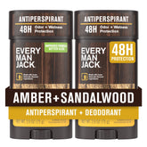 Every Man Jack Amber et Santal, bouteille élégante protégeant des odeurs