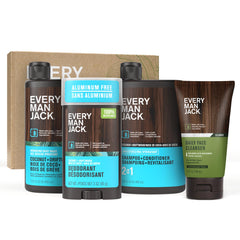 Every Man Jack Douche Coco Driftwood, hydratation et fraîcheur quotidienne