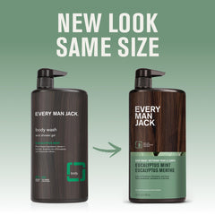 Every Man Jack Eucalyptus Menthe – mousse douche généreuse nettoyante et hydratante