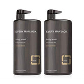 Gel douche Every Man Jack au bois de santal, hydratant et rafraîchissant après l'entraînement.