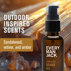 Ingrédients naturels Every Man Jack: beurre de karité, vitamine E et huile de carthame.
