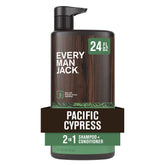 Bouteille Every Man Jack Pacifique Cypress, design épuré et pratique.
