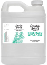 Everyday Beauty Rosemary Hydrosol, bouteille 32 oz, soin visage rafraîchissant et naturel.