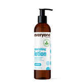 Lotion nourrissante sans parfum Everyone, bouteille 8 oz, hydratation douce et durable.
