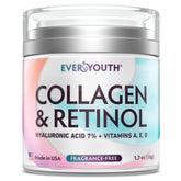 Everyouth crème collagène visage bouteille — hydratation durable pour une peau douce.