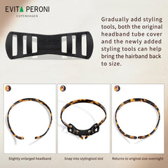 Evita Peroni, bande-elastique-ajustable, ajuste confortablement votre tête.