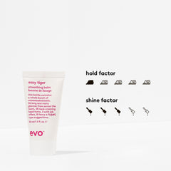 EVO Easy Tiger - démêlant efficace facilitant le coiffage des cheveux épais.