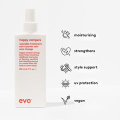EVO Happy Campers — texture crème légère qui hydrate sans alourdir.