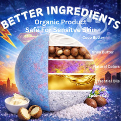 ÉvolutionUSA boules bain organique-naturel — formulation douce pour peaux sensibles