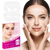 Évpct bandes visage front rides: patchs silicone doux pour lisser les rides du front la nuit.