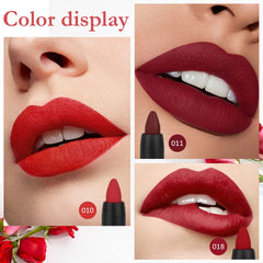 evpct crayon contour lèvres matière mate rouge profond et longue tenue.