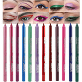 evpct ensemble crayons yeux 12 couleurs prêt pour tous les styles et longue tenue