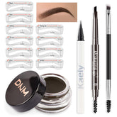 Kit evpct gabarits sourcils Ebony pour forme parfaite et symétrie.