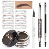 evpct kit sourcils stencils ensemble pour tracé précis et rapide