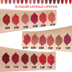rouge a levres evpct longue tenue, fini mat discret.