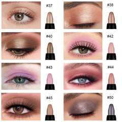 Crayon evpct ombre yeux rose-or lueur pour paupières lumineuses.