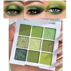 Palette evpct ombre-yeux emeraude paillettes etincelantes pour look sophistiqué