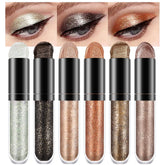 evpct ombres liquides or brillance: effet scintillant doré sur les paupières.