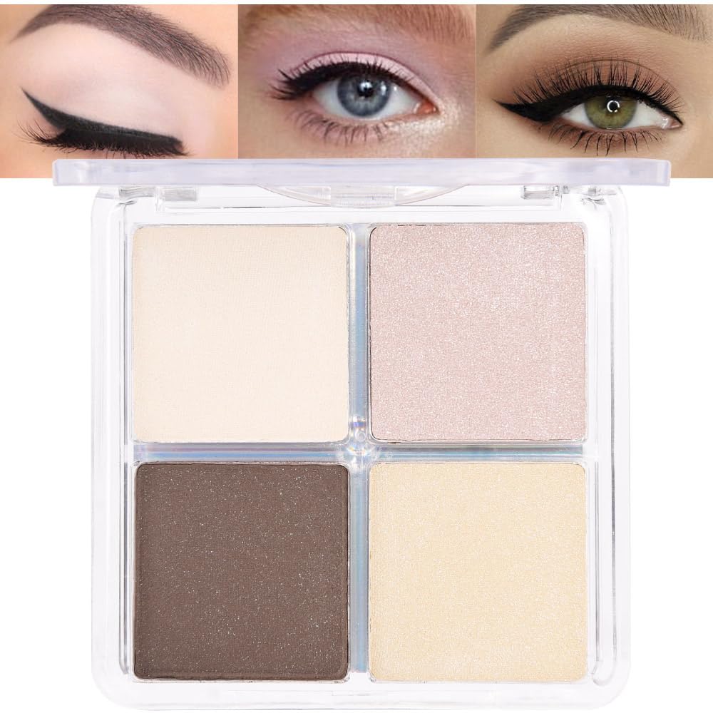 evpct palette ombres neutre champagne pour un regard naturel.
