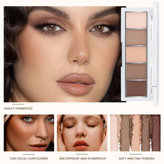 Palette evpct ombre matte peau claire, teinte neutre idéale pour un maquillage quotidien.