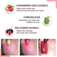 evpct rouge à lèvres fraise: douceur fruitée qui nourrit et ravive la couleur.