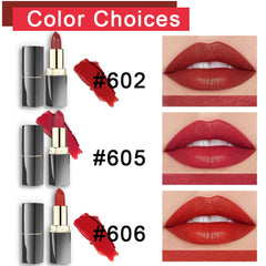 evpct rouge a levres matte 3pcs application, tenue durable pour la journee.