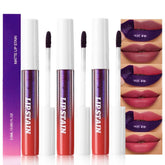 evpct teinte lèvres pelable rouge-matte : tenue longue durée sans transfert